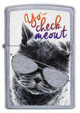 Zippo Cat with Glasses Pocket Lighter 29619