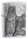 Zippo Bear Vs. Wolf Pocket Lighter 29636