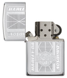 Zippo Harley Davidson Chrome Logo Design 29655