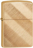 Zippo Diagonal Weave Brass 29675