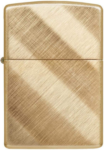 Zippo Diagonal Weave Brass 29675