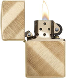 Zippo Diagonal Weave Brass 29675