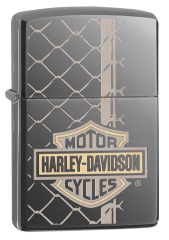 Zippo Harley-Davidson Black Ice Windproof Lighter 29737