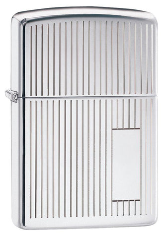 Zippo Engine Turned High Polish Chrome 350