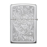 Zippo Venetian High Polish Chrome Lustre 352