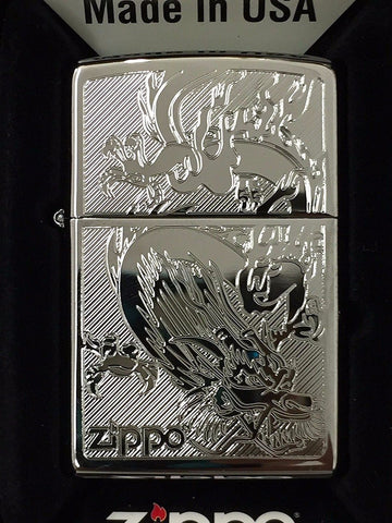 Zippo Dragon High Polished Chrome 250-38899