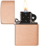Zippo Solid Copper with Black Plated Insert 48107