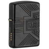Zippo Harley-Davidson Armor Black Matte 2020 Collectible Pocket Lighter 49176