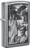 Zippo American Icon Design Street Chrome 49484