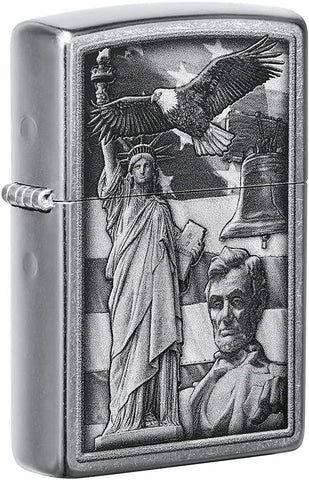 Zippo American Icon Design Street Chrome 49484