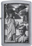 Zippo American Icon Design Street Chrome 49484