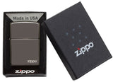 Zippo Classic Black Ice Zippo Logo 150ZL