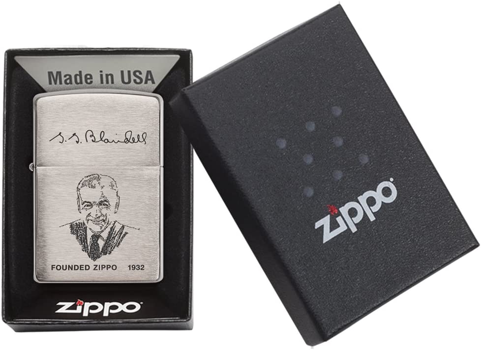 Zippo Founder Brushed Chrome 200FL - Free Shipping - Real Guts Outdoor