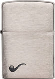 Zippo Pipe Lighter Brushed Chrome 200PL