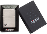 Zippo Pipe Lighter Brushed Chrome 200PL