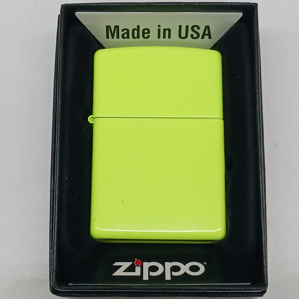 Zippo Neon Yellow 28887 - Free Shipping - Real Guts Outdoor