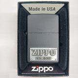 Zippo Emblem Attached Black Matte 48689