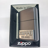 Zippo Emblem Attached Black Matte 48689