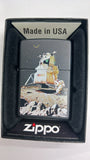 Zippo Norman Rockwell Color Image/Laser Engrave Black Matte 48699