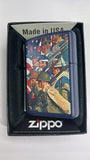 Zippo Norman Rockwell Color Image Navy Matte 48698