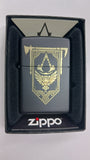 Zippo Assassin's Creed Valhalla Laser Engrave Black Matte 48669