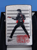 Zippo Elvis Presley Playing Guitar Brushed Chrome 24474