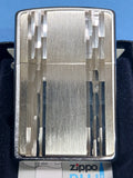 Zippo Vertical Diamond Cut Emblem Brushed Chrome 24994
