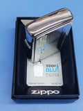 Zippo Vertical Diamond Cut Emblem Brushed Chrome 24994