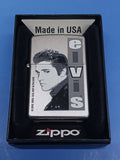 Zippo Elvis Monochrome Satin Chrome 21038