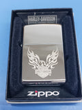 Zippo Harley Davidson Spread Eagle High Polished Chrome 21057