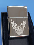 Zippo Harley Davidson Spread Eagle High Polished Chrome 21057