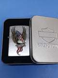 Zippo Harley Davidson Eagle Americana Street Chrome 21073