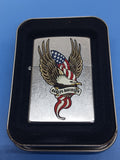 Zippo Harley Davidson Eagle Americana Street Chrome 21073