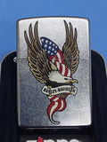 Zippo Harley Davidson Eagle Americana Street Chrome 21073