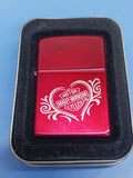 Zippo Harley Davidson Heart Candy Apple Red 21079