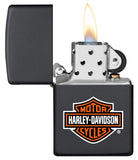 Zippo Harley-Davidson Logo Black Matte 218HD.H252