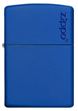 Zippo Royal Blue Matte with Logo 229ZL