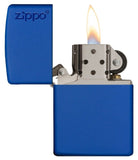 Zippo Royal Blue Matte with Logo 229ZL