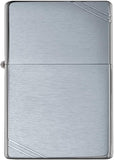 Zippo Vintage Brushed Chrome With Slashes 230