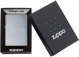 Zippo Vintage Brushed Chrome With Slashes 230