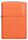 Zippo Orange Matte with Logo 231ZL