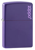 Zippo Purple Matte w/ Zippo Logo 237ZL