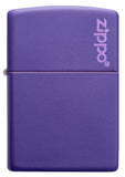 Zippo Purple Matte w/ Zippo Logo 237ZL