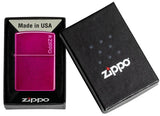 Zippo Classic Candy Raspberry Zippo Logo Color Image 24003ZL