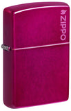 Zippo Classic Candy Raspberry Zippo Logo Color Image 24003ZL