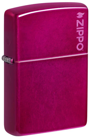 Zippo Classic Candy Raspberry Zippo Logo Color Image 24003ZL