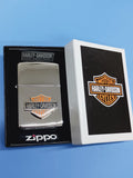 Zippo Harley Davidson Bar and Shield Emblem High Polished Chrome 24021