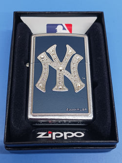 Zippo MLB New York Yankees Bling Street Chrome 24171