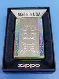 Zippo Engraved Filigree Spectrum 24203