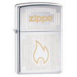 Zippo Chrome Visions Zippo Logo 24206